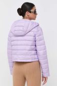 Пухова куртка Twinset жіноча колір фіолетовий зимова oversize Пухова куртка Twinset жіноча колір фіолетовий зимова oversize