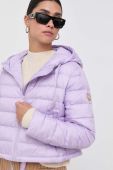 Пухова куртка Twinset жіноча колір фіолетовий зимова oversize Пухова куртка Twinset жіноча колір фіолетовий зимова oversize