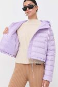 Пухова куртка Twinset жіноча колір фіолетовий зимова oversize Пухова куртка Twinset жіноча колір фіолетовий зимова oversize