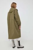 Куртка Weekend Max Mara жіноча колір зелений перехідна oversize Куртка Weekend Max Mara жіноча колір зелений перехідна oversize