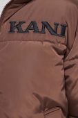 Куртка Karl Kani жіноча колір коричневий зимова Куртка Karl Kani жіноча колір коричневий зимова