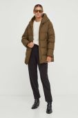 Пухова куртка Marc O'Polo жіноча колір зелений зимова oversize Пухова куртка Marc O'Polo жіноча колір зелений зимова oversize