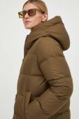 Пухова куртка Marc O'Polo жіноча колір зелений зимова oversize Пухова куртка Marc O'Polo жіноча колір зелений зимова oversize