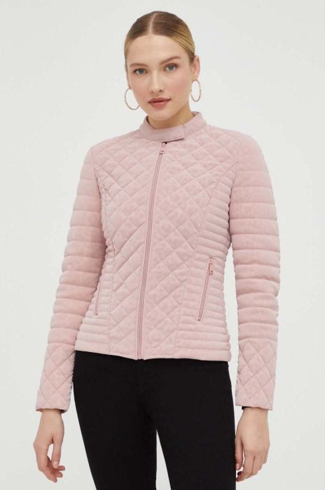 Куртка Guess жіноча колір рожевий перехідна (3511842) Куртка Guess жіноча колір рожевий перехідна (3511842)
