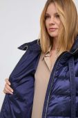 Пухова куртка Luisa Spagnoli жіноча колір синій зимова oversize Пухова куртка Luisa Spagnoli жіноча колір синій зимова oversize