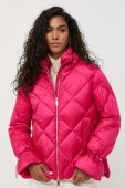 Пухова куртка Luisa Spagnoli жіноча колір рожевий зимова Пухова куртка Luisa Spagnoli жіноча колір рожевий зимова