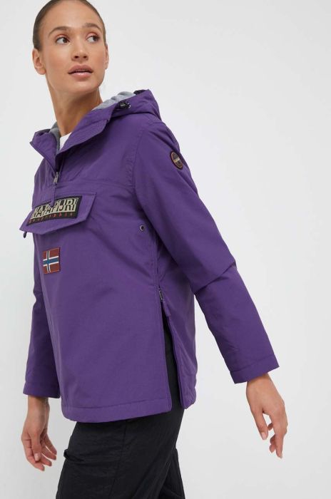 Куртка outdoor Napapijri Rainforest Winter колір фіолетовий Куртка outdoor Napapijri Rainforest Winter колір фіолетовий