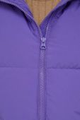 Пухова куртка United Colors of Benetton жіноча колір фіолетовий зимова oversize Пухова куртка United Colors of Benetton жіноча колір фіолетовий зимова oversize