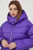Куртка United Colors of Benetton жіноча колір фіолетовий зимова (3559661)