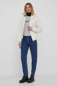 Куртка United Colors of Benetton жіноча колір бежевий перехідна (3523578) Куртка United Colors of Benetton жіноча колір бежевий перехідна (3523578)