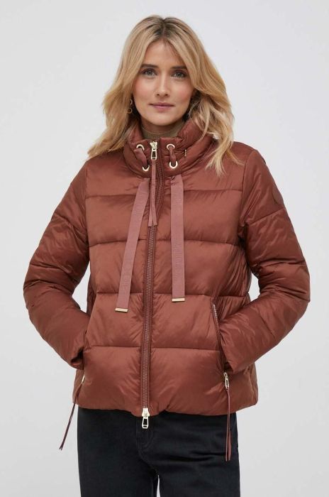Куртка Joop! жіноча колір коричневий перехідна Куртка Joop! жіноча колір коричневий перехідна
