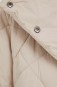 Куртка Sisley жіноча колір бежевий перехідна oversize Куртка Sisley жіноча колір бежевий перехідна oversize