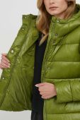 Куртка Sisley жіноча колір зелений зимова Куртка Sisley жіноча колір зелений зимова