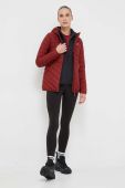 Спортивна пухова куртка Salewa Brenta колір бордовий Спортивна пухова куртка Salewa Brenta колір бордовий