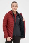 Спортивна пухова куртка Salewa Brenta колір бордовий Спортивна пухова куртка Salewa Brenta колір бордовий