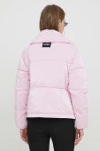 Куртка HUGO жіноча колір рожевий зимова (3688605)
