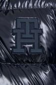 Пухова куртка Tommy Hilfiger жіноча колір синій зимова oversize
