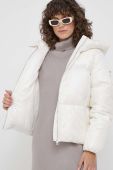 Пухова куртка Tommy Hilfiger жіноча колір бежевий зимова (3485916)