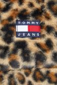 Куртка Tommy Jeans жіноча колір бежевий зимова oversize (3591051)