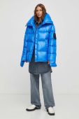 Пухова куртка MMC STUDIO Ilona жіноча зимова oversize колір блакитний Пухова куртка MMC STUDIO Ilona жіноча зимова oversize колір блакитний