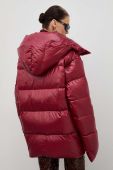 Пухова куртка MMC STUDIO Ilona жіноча колір бордовий зимова oversize