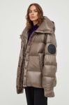 Пухова куртка MMC STUDIO Ilona жіноча колір коричневий зимова oversize (3530757) Пухова куртка MMC STUDIO Ilona жіноча колір коричневий зимова oversize (3530757)