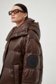Пухова куртка MMC STUDIO Ilona жіноча колір коричневий зимова oversize (3530761) Пухова куртка MMC STUDIO Ilona жіноча колір коричневий зимова oversize (3530761)