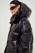 Пухова куртка MMC STUDIO Ilona Gloss жіноча колір чорний зимова oversize Пухова куртка MMC STUDIO Ilona Gloss жіноча колір чорний зимова oversize