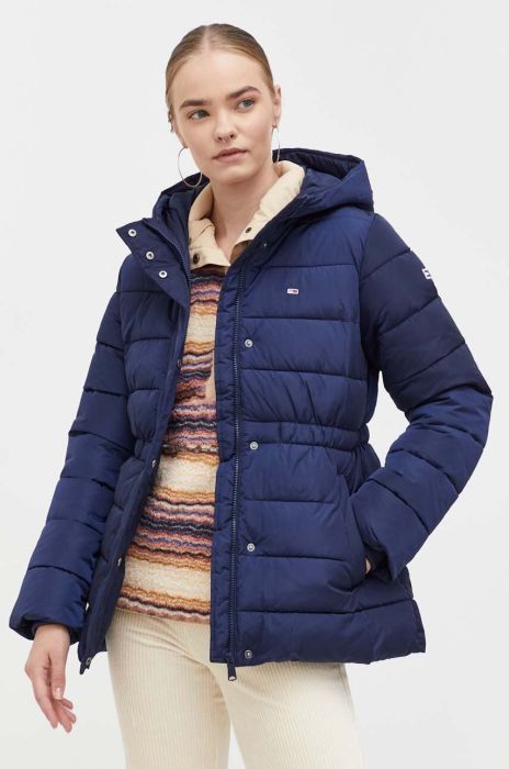 Куртка Tommy Jeans жіноча колір синій зимова (3504086) Куртка Tommy Jeans жіноча колір синій зимова (3504086)