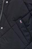Куртка Tommy Jeans жіноча колір чорний перехідна oversize