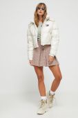 Пухова куртка Tommy Jeans жіноча колір бежевий зимова (3504133) Пухова куртка Tommy Jeans жіноча колір бежевий зимова (3504133)