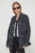 Джинсова куртка Tommy Jeans жіноча колір чорний перехідна oversize (3592994) Джинсова куртка Tommy Jeans жіноча колір чорний перехідна oversize (3592994)