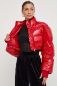 Куртка Patrizia Pepe жіноча колір червоний зимова Куртка Patrizia Pepe жіноча колір червоний зимова