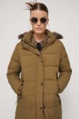 Куртка Superdry жіноча колір зелений зимова (3574921)