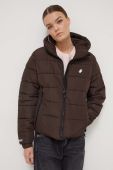 Куртка Superdry жіноча колір коричневий зимова (3574953)