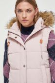 Безрукавка Superdry жіночий колір рожевий зимовий Безрукавка Superdry жіночий колір рожевий зимовий