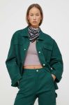 Куртка Sixth June жіноча колір зелений перехідна oversize Куртка Sixth June жіноча колір зелений перехідна oversize