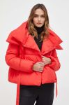 Куртка Twinset жіноча колір червоний зимова Куртка Twinset жіноча колір червоний зимова