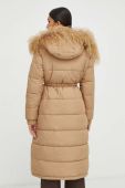 Куртка Twinset жіноча колір бежевий зимова Куртка Twinset жіноча колір бежевий зимова