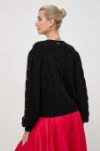Кардиган з домішкою вовни Twinset колір чорний (3617780) Кардиган з домішкою вовни Twinset колір чорний (3617780)