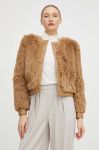 Куртка Twinset жіноча колір бежевий перехідна (3554190) Куртка Twinset жіноча колір бежевий перехідна (3554190)
