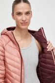 Спортивна пухова куртка Jack Wolfskin Passamani колір рожевий