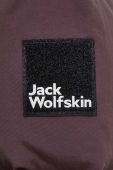 Пухова куртка Jack Wolfskin жіноча зимова колір фіолетовий Пухова куртка Jack Wolfskin жіноча зимова колір фіолетовий