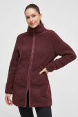 Спортивна кофта Jack Wolfskin High Curl колір бордовий