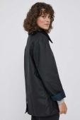 Бавовняна куртка Barbour колір чорний перехідна (3492867) Бавовняна куртка Barbour колір чорний перехідна (3492867)