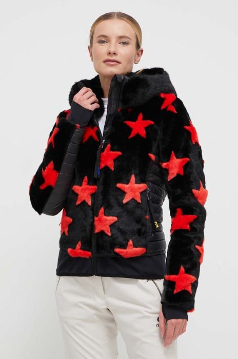 Пухова куртка Rossignol JCC жіноча колір чорний перехідна Пухова куртка Rossignol JCC жіноча колір чорний перехідна