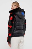 Пухова куртка Rossignol JCC жіноча колір чорний перехідна Пухова куртка Rossignol JCC жіноча колір чорний перехідна