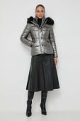 Куртка Morgan жіноча колір сірий зимова