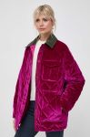 Двостороння куртка MAX&Co. жіноча колір рожевий перехідна Двостороння куртка MAX&Co. жіноча колір рожевий перехідна