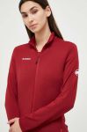 Спортивна кофта Mammut Aconcagua Light колір червоний однотонна Спортивна кофта Mammut Aconcagua Light колір червоний однотонна